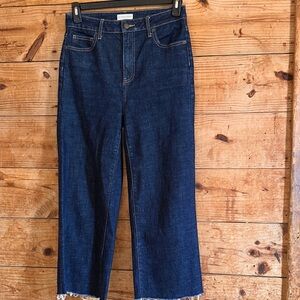 Oliver Logan Aberdeen Wide Leg Crop Denim Jeans